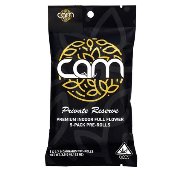 Cam- Kosher Kush Private Reserve Prerolls 5pk 3.5g (H)