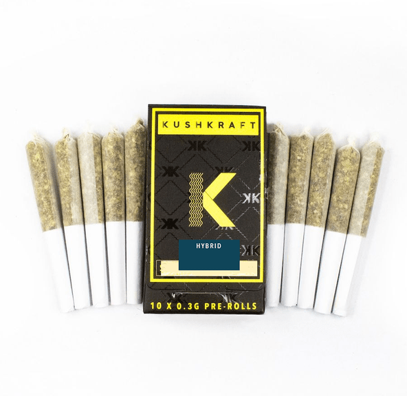 Pink OG Premium Hybrid 10x.3g Spliffy's Pre-Rolls by KushKraft