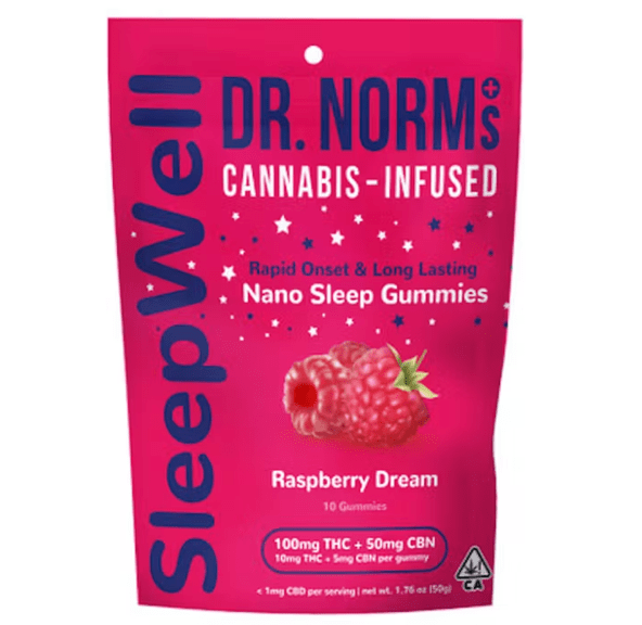 SleepWell Raspberry Dream Fast-Acting Sleep Gummies