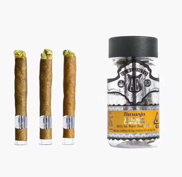 El Bluntito Especial Silver 3-Pack - Naranja - Hash Infused
