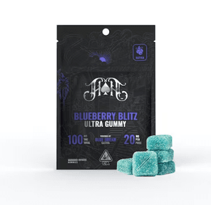 Blueberry Blitz | Sativa - Ultra Extract Gummies - 100mg THC
