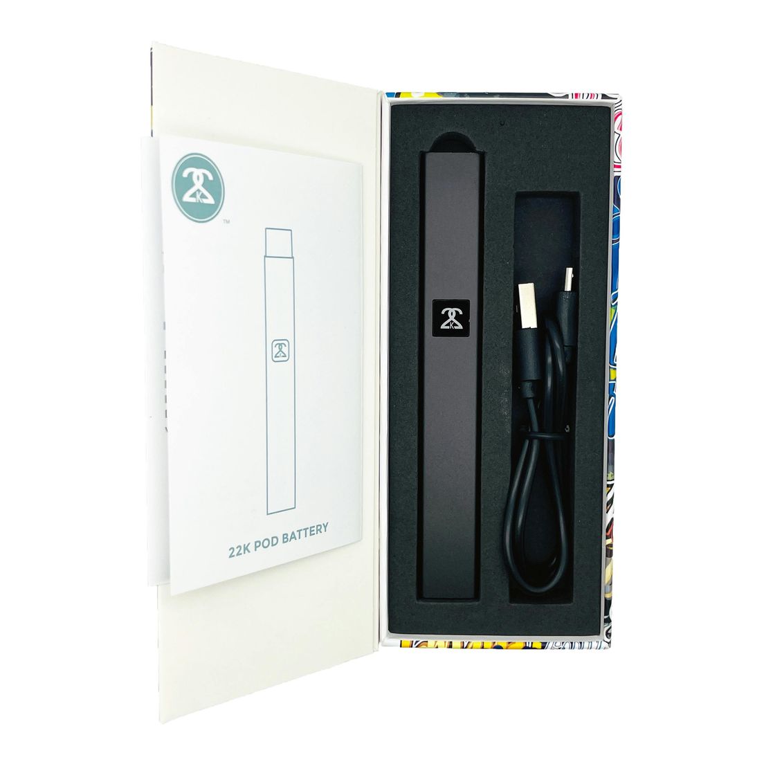 22K or PlugPlay Compatible | Battery | For Pods | Black