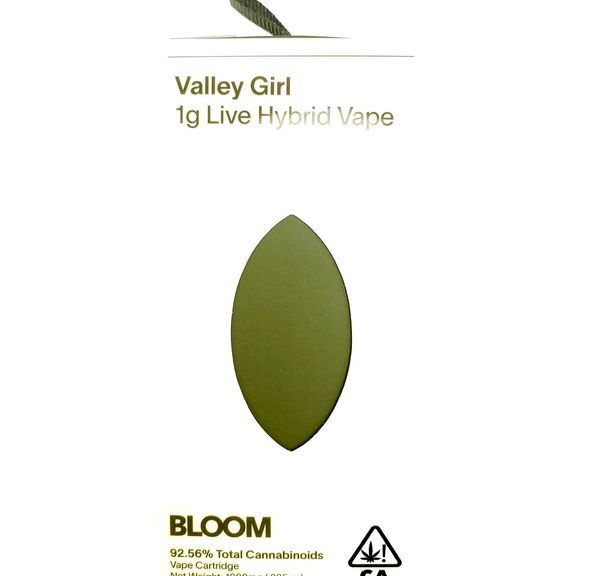 BLOOM - Live Resin - Valley Girl - Cart 1g