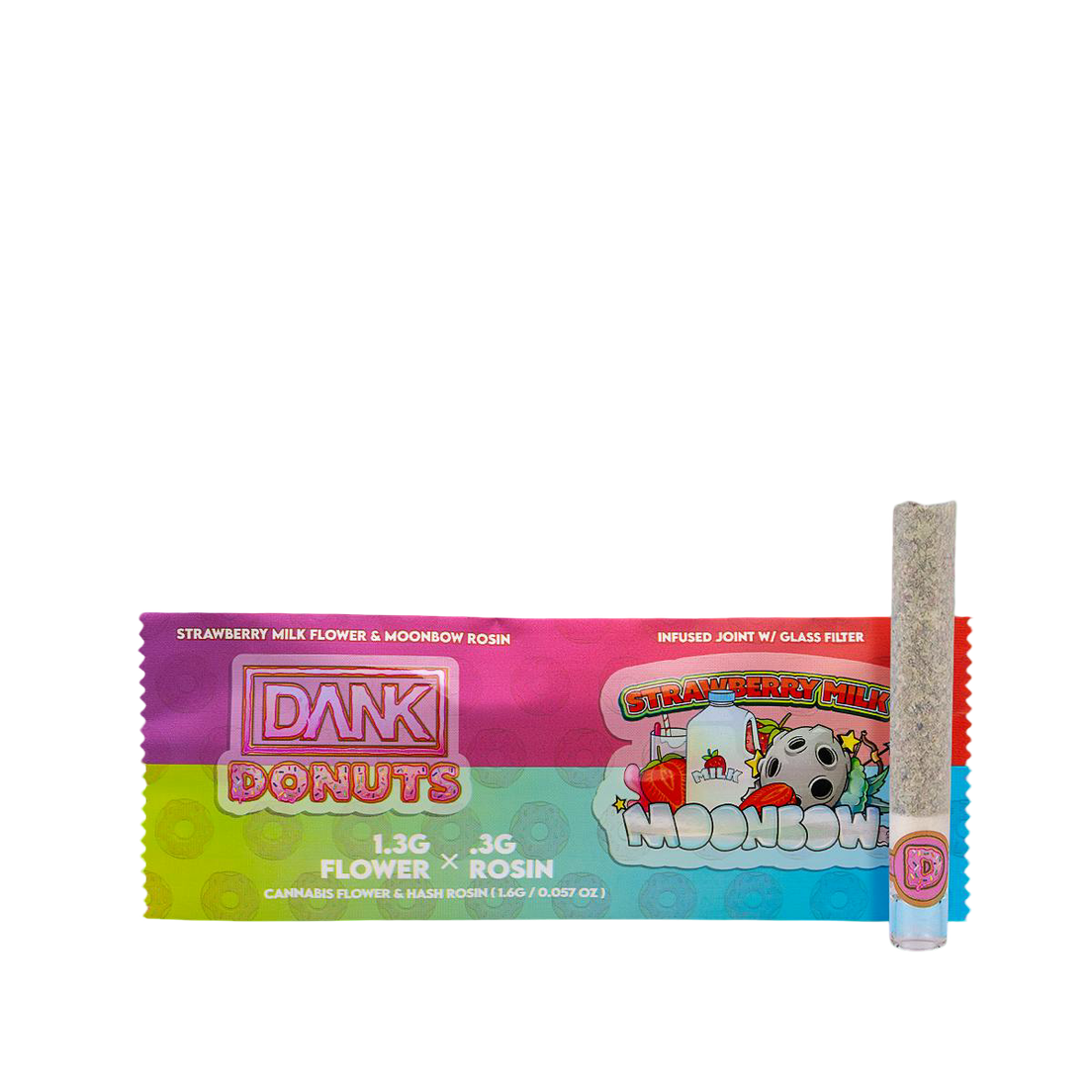 Dank | Hash Hole | 1.6g | Rosin | Strawberry Milk x Moonbow