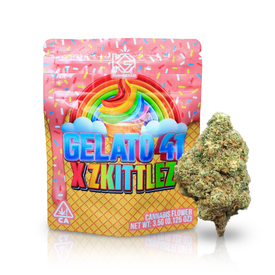 Gelato 41 x Zkittlez 3.5g at KUSHAGRAM