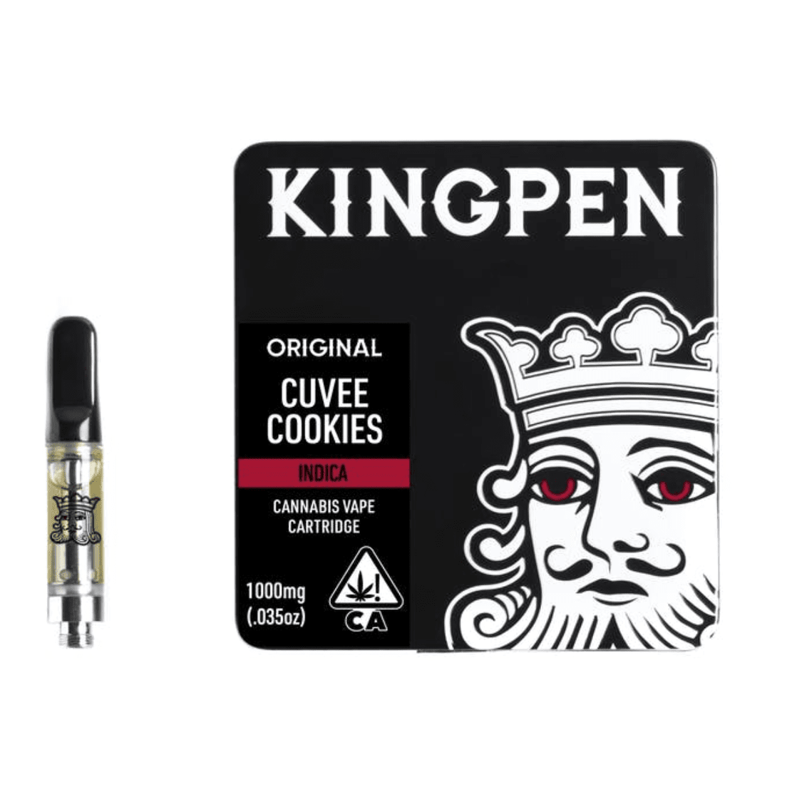 (PRE-ORDER ONLY) 1g Cuvee Cookies (Indica) Cartridge - Kingpen