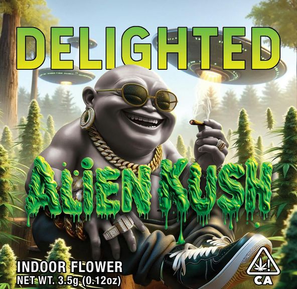 Delighted - 3.5g - Alien Kush