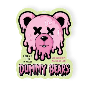 200mg Strawberry Watermelon THC Dummy Bears