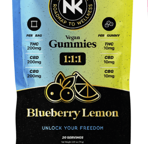 1:1:1 Blueberry Lemonade Vegan Gummy