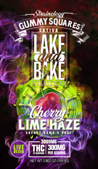 3000mg Live Resin Gummies - Cherry Lime Haze- Sativa