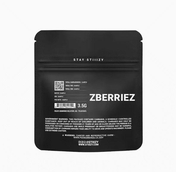 STIIIZY - Zberries Black Label Flower 3.5g