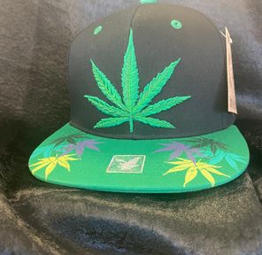 Ball Cap Leaf Design