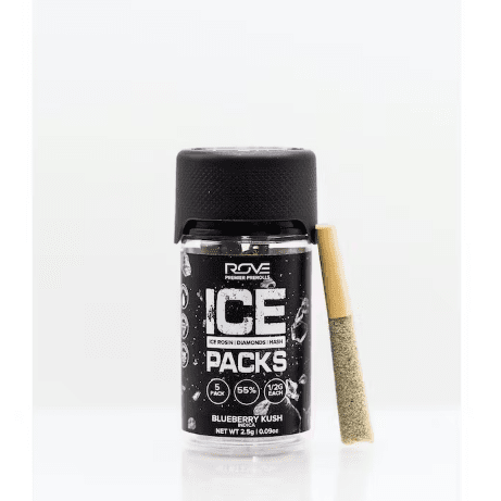 Ice Packs Rosin, Diamond, Hash Infused - 5pk | Blueberry Kush