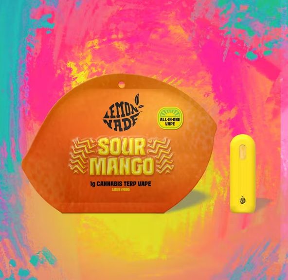 Lemonnade - Sour Mango AIO Terp Vape Disposable 1g