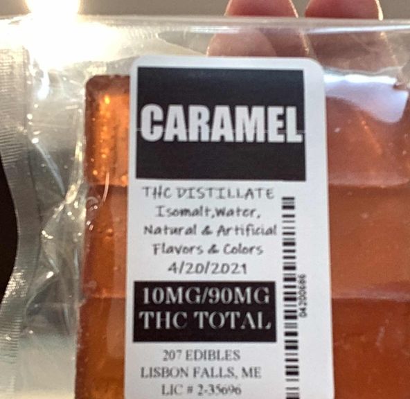 207 Caramel Hard Candy -90mg