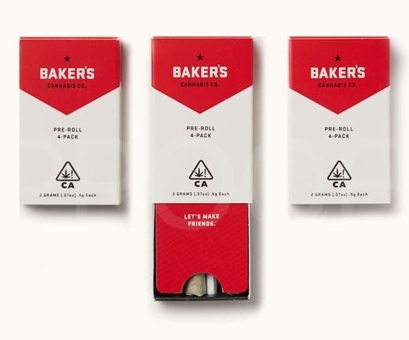 1. Bakers 5pk x 1g Pre Rolls - Garlic Breath (I) *SALE*