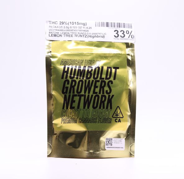 Humboldt Growers Network- LEMON TREE RUNTZ 3.5G