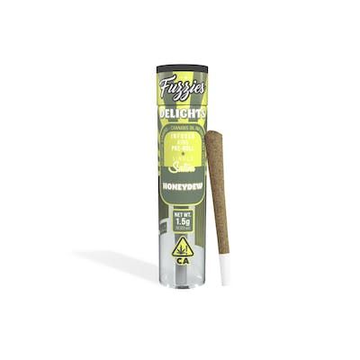 1. Fuzzies Delight 1.5g Infused Pre Roll - Honeydew (S)