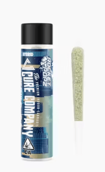 THE CURE COMPANY LA ROCKET POPZ 1G INDOOR FLOWER PRE-ROLL HYBRID