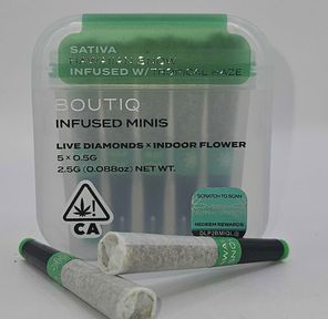 Boutiq Mini Joints (5ct) - Hawaiian Snow w/ Tropical Haze