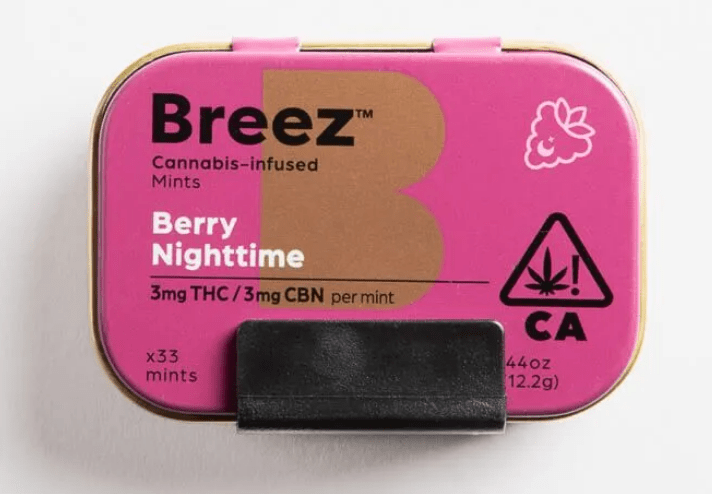 BREEZ BERRY NIGHTTIME MINT TINS 60THC/60CBN