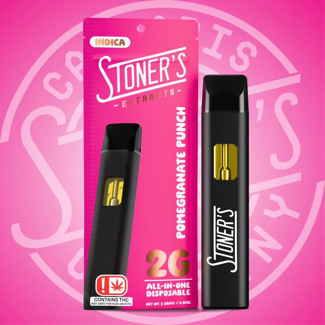 Stoner Extracts - 2G - Disposable - Pomegranate Punch (I)