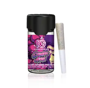 Grape Ape 5pk Infused Pre Rolls 3.5g 3.50 g