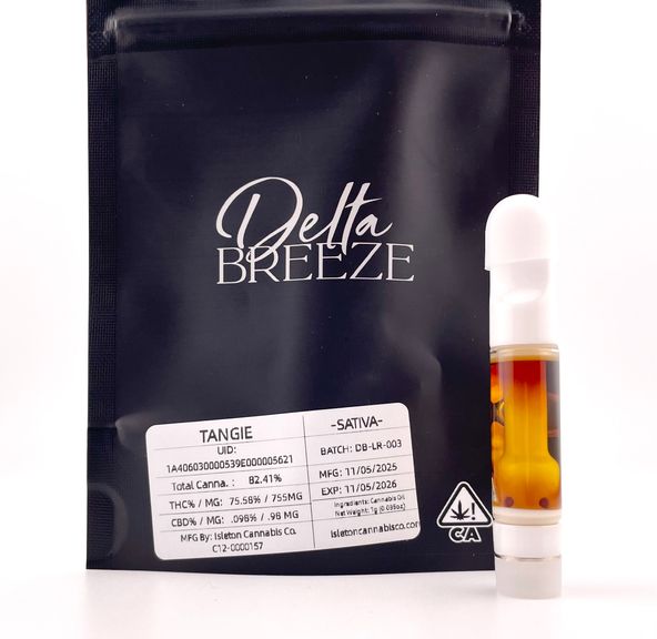 1g Tangie (Sativa) Live Resin Cartridge - Delta Breeze