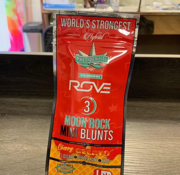Cherry Gelato Presidential Mini Blunts 3pk 2.1g