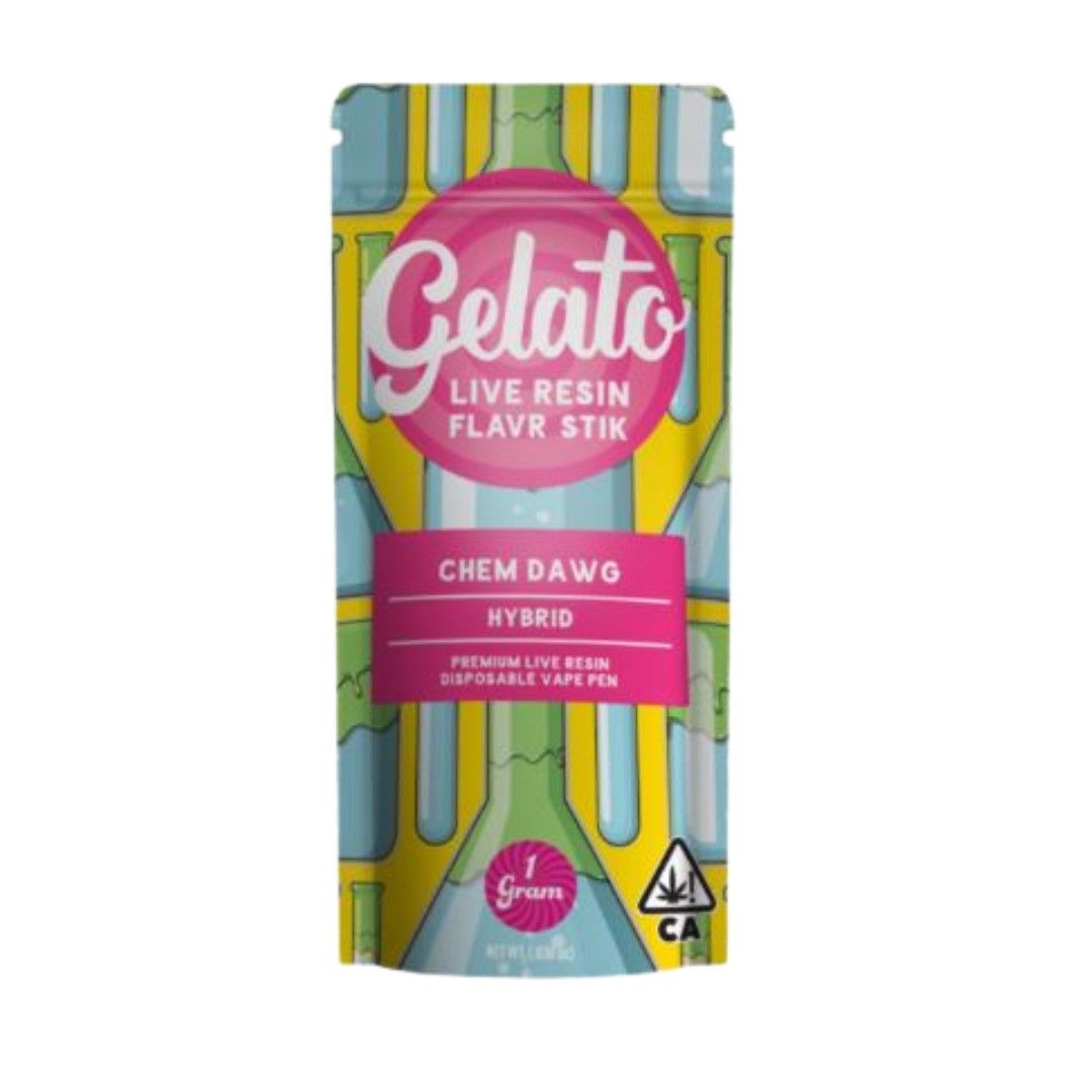 Gelato Live Resin AIO Vape Chem Dawg 1g