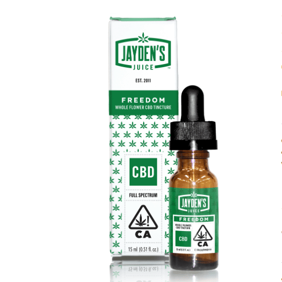 FREEDOM 15 ML – WHOLE FLOWER CBD TINCTURE