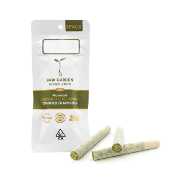 Raw Garden - Lemon Biscuits 3pk Infused Pre Rolls 1.75g