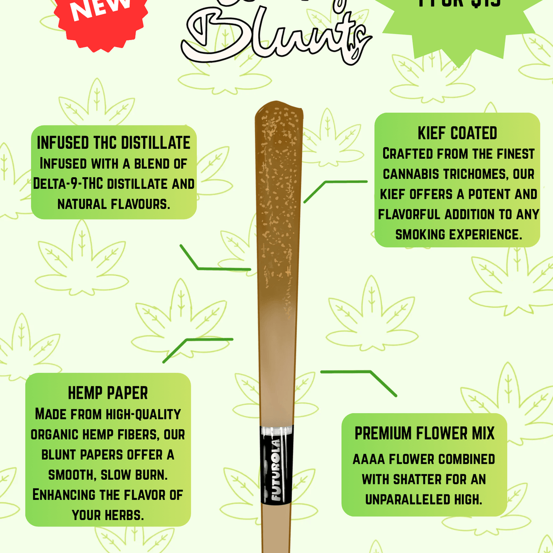 Lucky Blunt $15