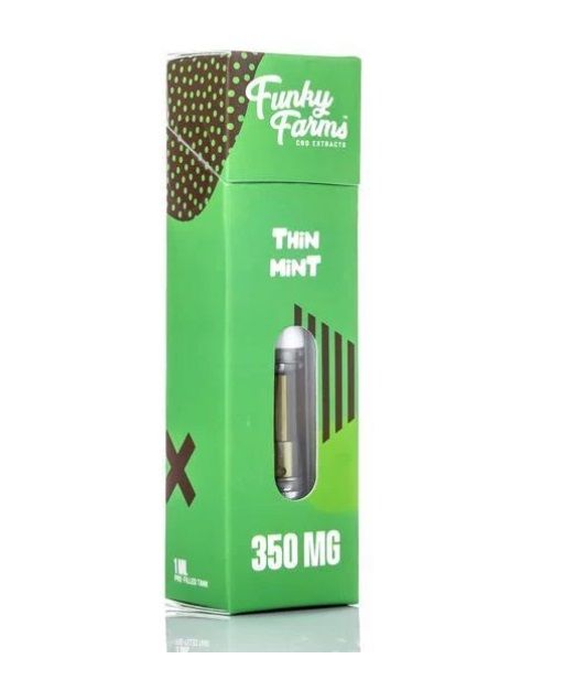 FUNKY FARMS THIN MINT CBD VAPE CARTRIDGE - 350MG