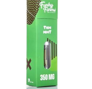 FUNKY FARMS THIN MINT CBD VAPE CARTRIDGE - 350MG
