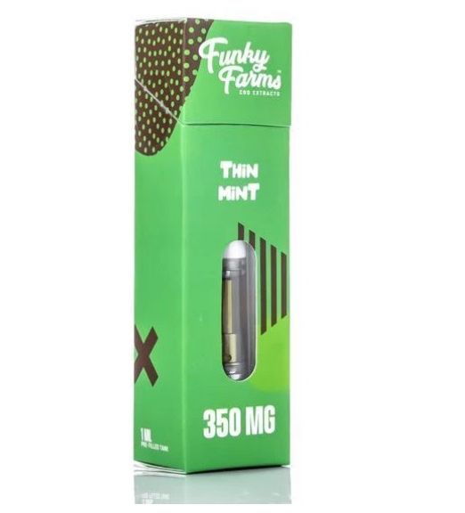 FUNKY FARMS THIN MINT CBD VAPE CARTRIDGE - 350MG