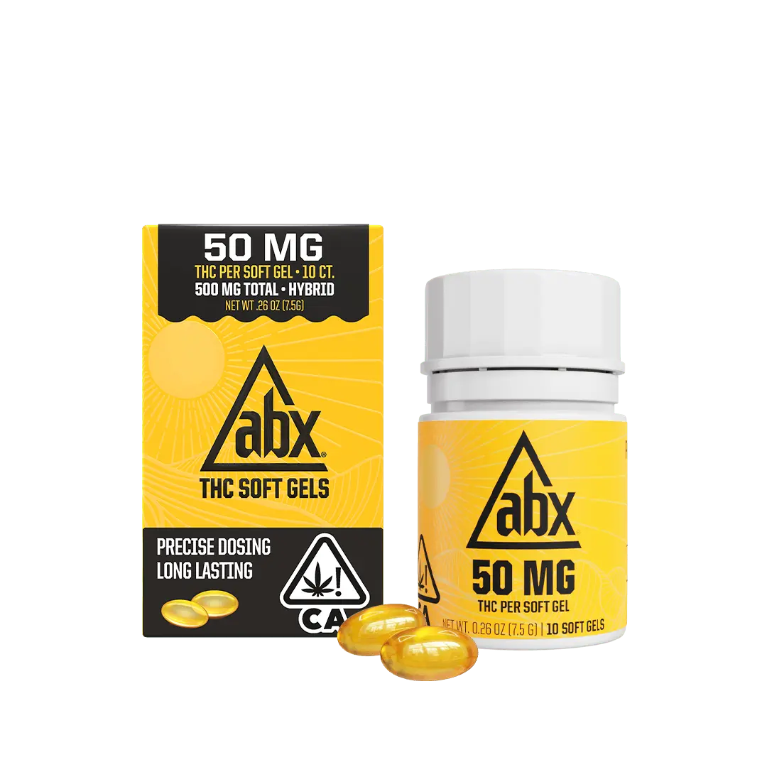 ABX 50mg THC Soft Gels 10ct