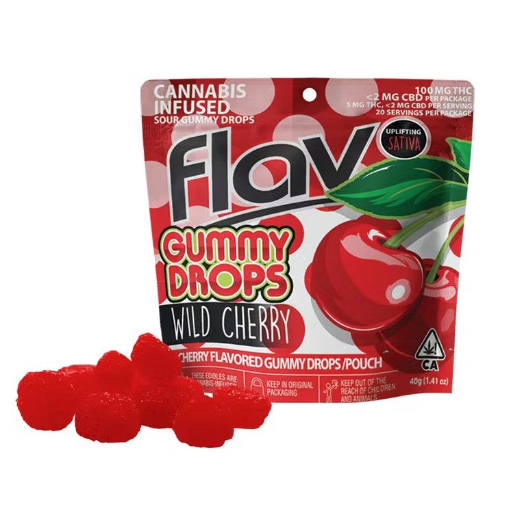 Gummy Drop - Wild Cherry - 100mg