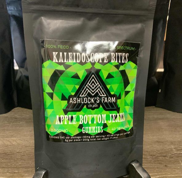 Apple Bottom Kaleidoscope Bites 2000 mg Gummies