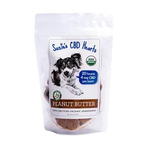 Suzie's Organic 4mg CBD Pet Treats, 20ct - Peanut Butter