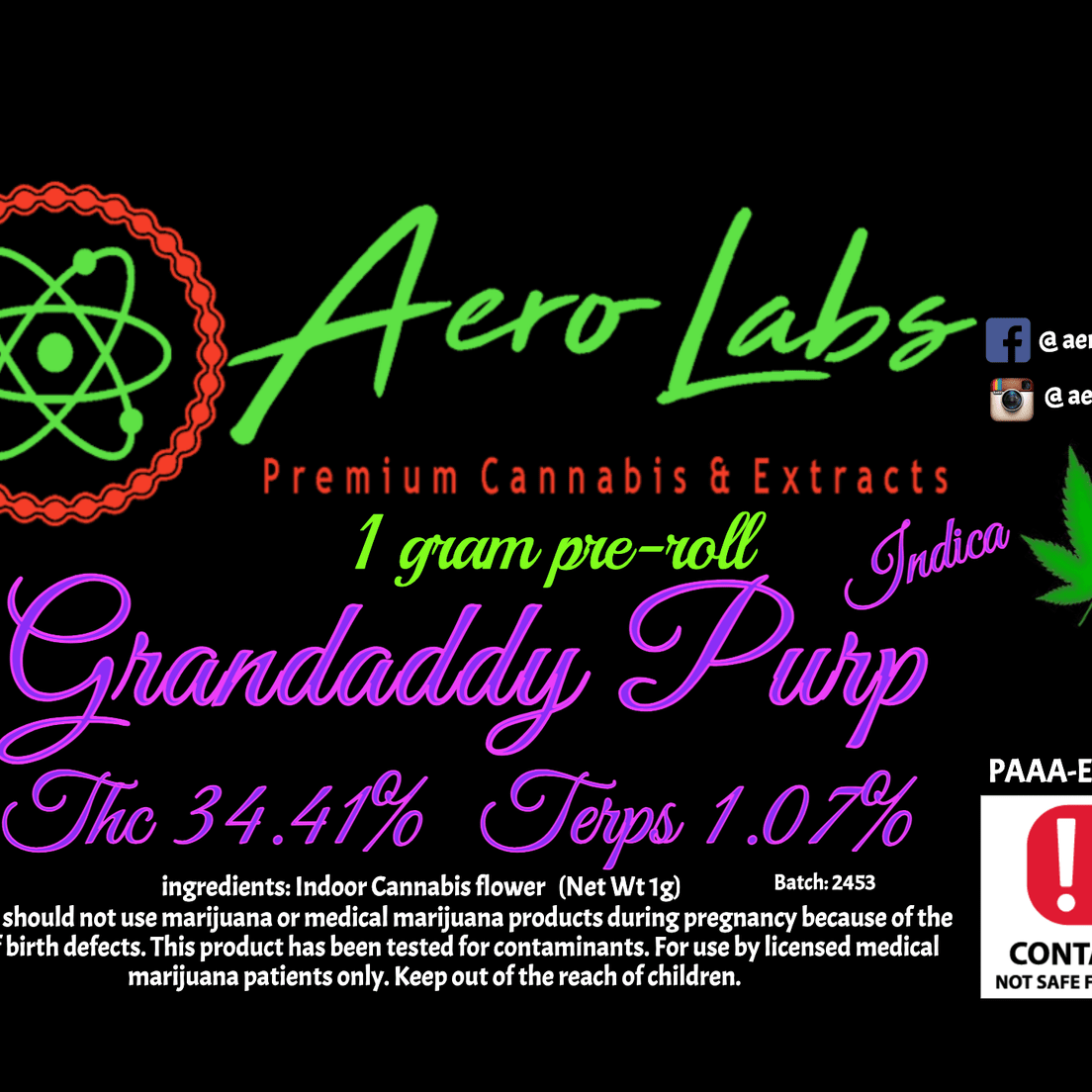 1g Grandaddy Purp