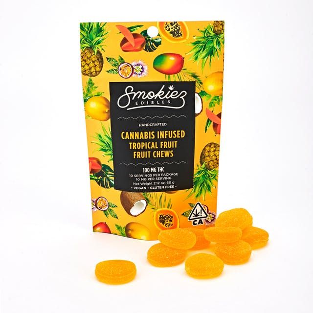 Smokiez - Tropical fruit fruit chews 100mg