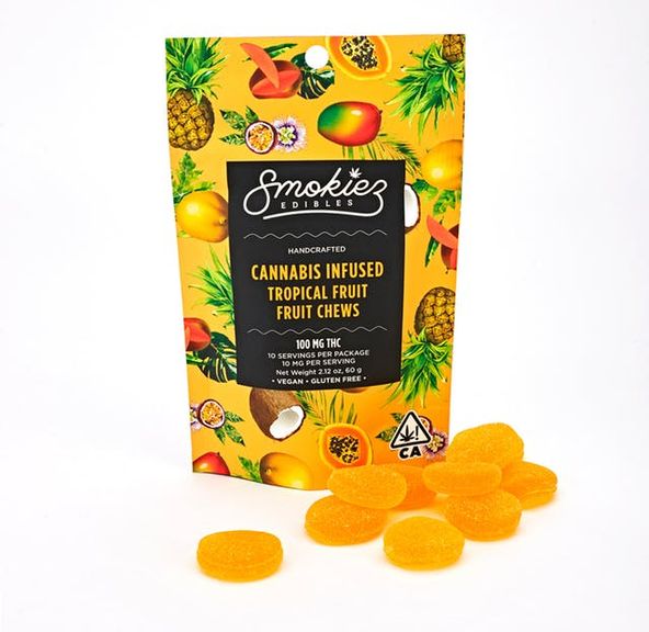 Smokiez - Tropical fruit fruit chews 100mg