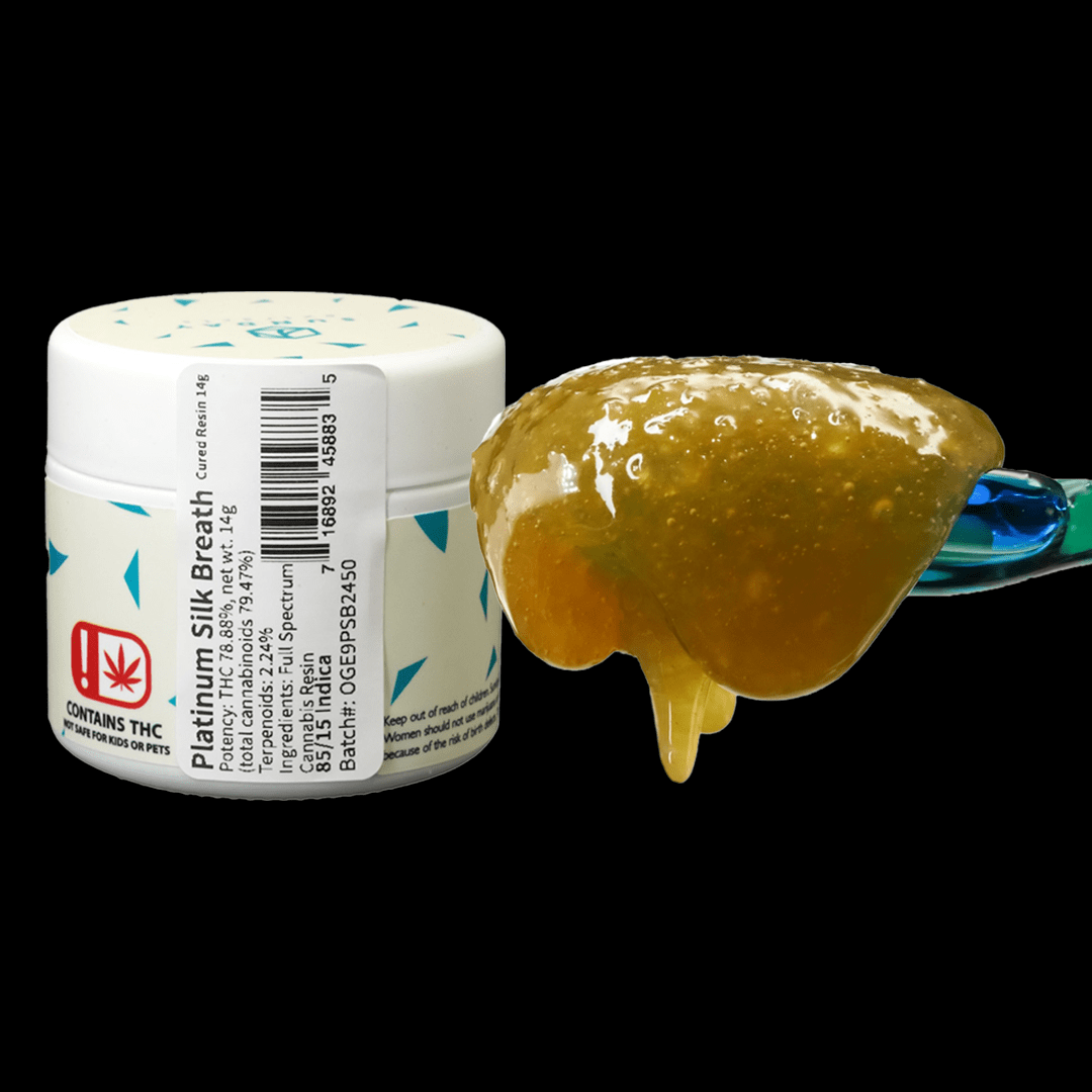 SUNDAY EXTRACTS PLATINUM SILK BREATH CURED RESIN BALLER JAR 14G