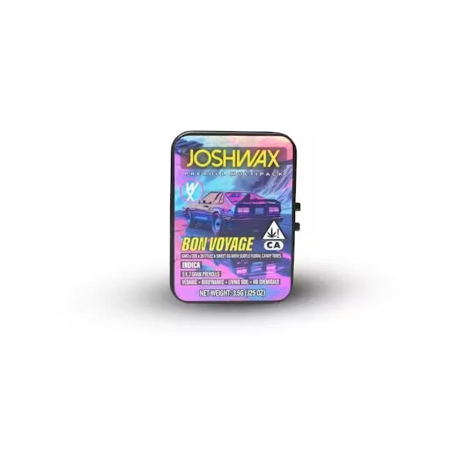 JoshWax- Bon Voyage Prerolls 5pk 3.75g (I)