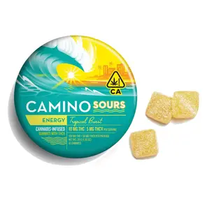 Camino Tropical Burst 2:1 THC:THCv Sour Gummies 100mg