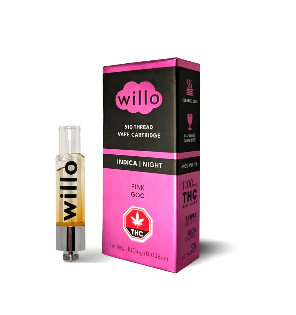 Pink Goo - 1G THC Vape Cartridge by Willo