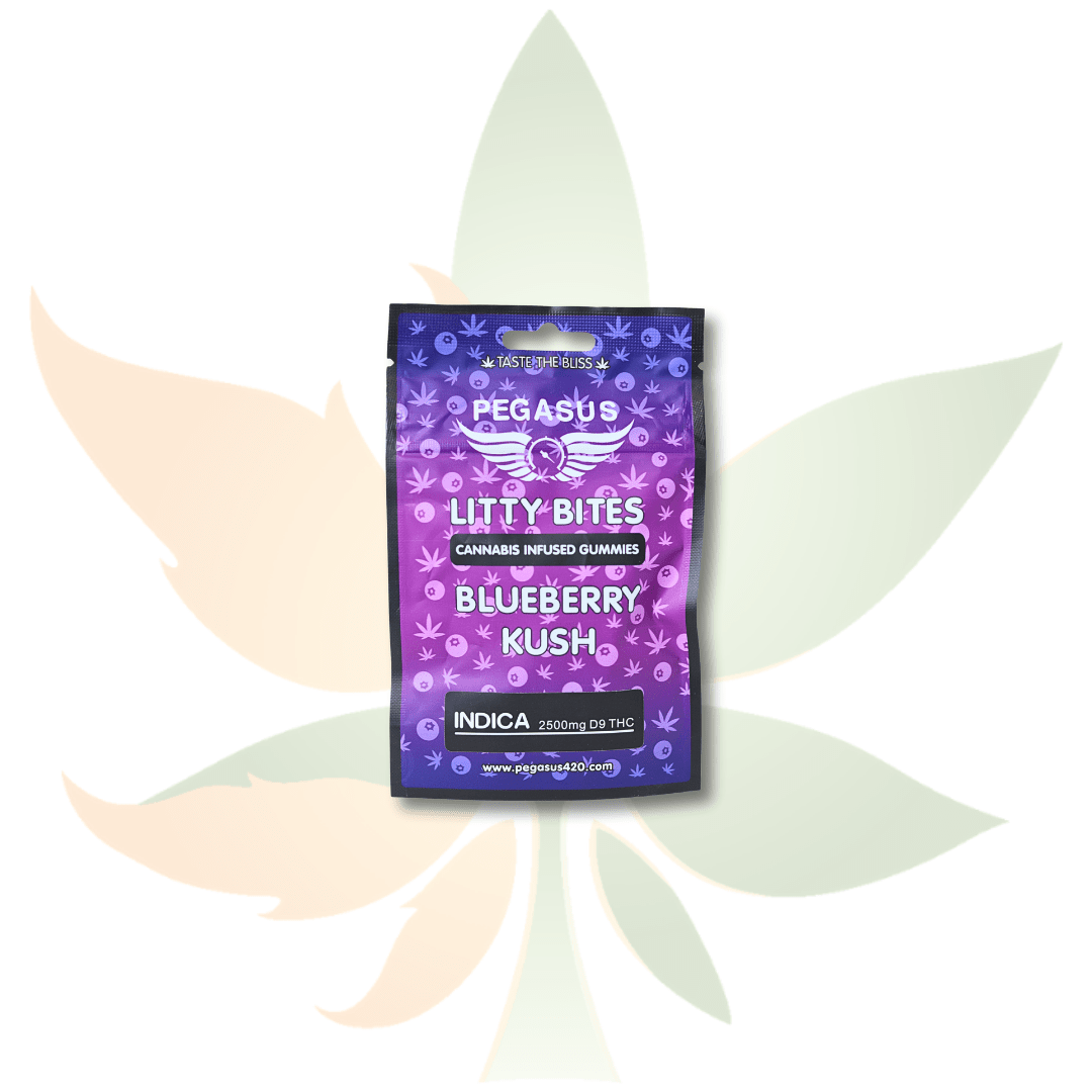 Litty Bites- 2500mg- Indica- Blueberry Kush