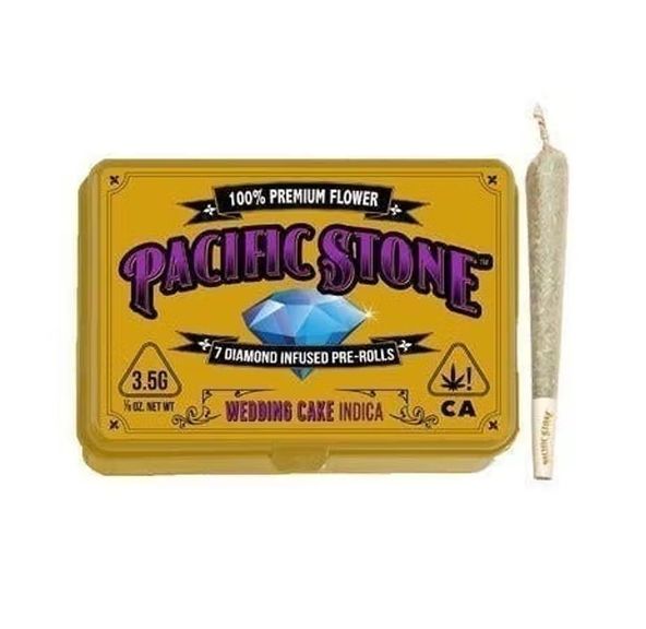 Wedding Cake Indica Diamond Infused Pre-Rolls 7pk