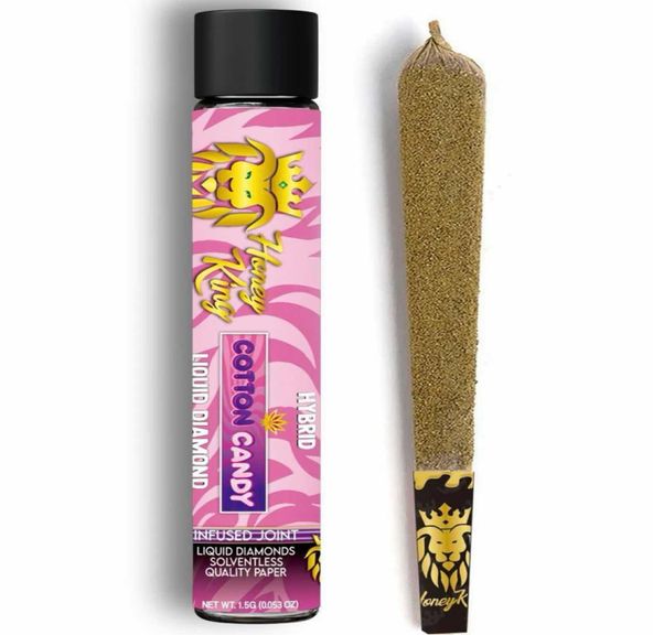 Honey King - Cotton Candy Crushed Diamond Infused Preroll 1.5G